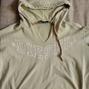 DIESEL ROUGH VNECK HOODY